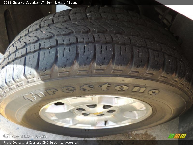 Summit White / Ebony 2012 Chevrolet Suburban LT