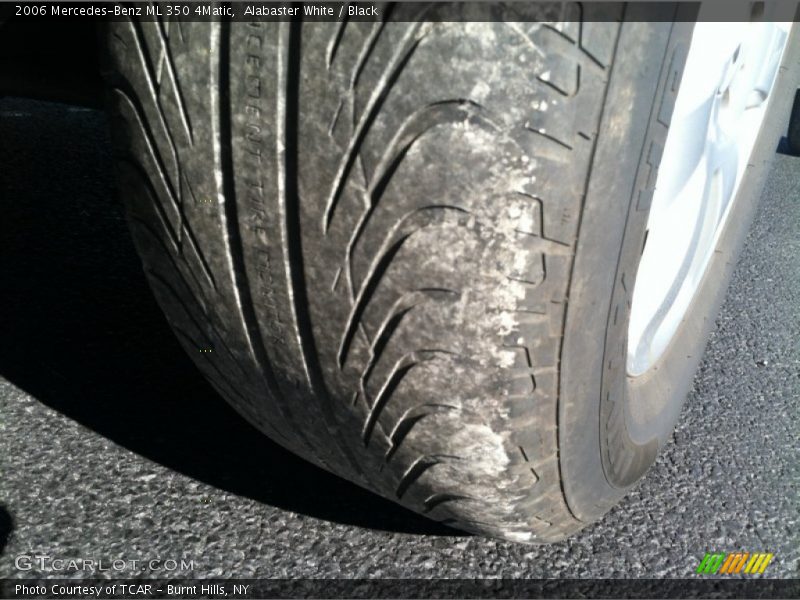 Alabaster White / Black 2006 Mercedes-Benz ML 350 4Matic