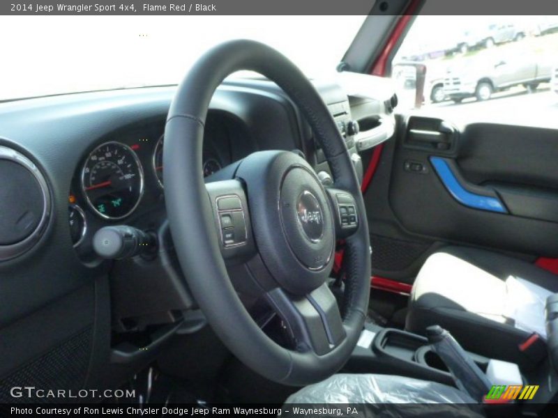 Flame Red / Black 2014 Jeep Wrangler Sport 4x4