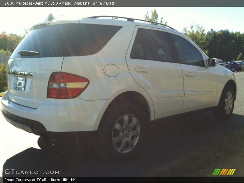 Alabaster White / Black 2006 Mercedes-Benz ML 350 4Matic