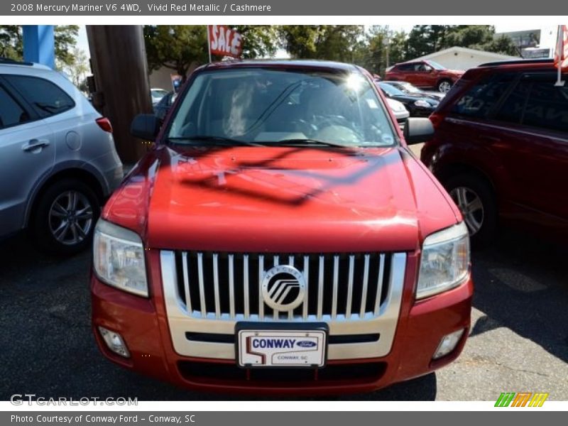Vivid Red Metallic / Cashmere 2008 Mercury Mariner V6 4WD