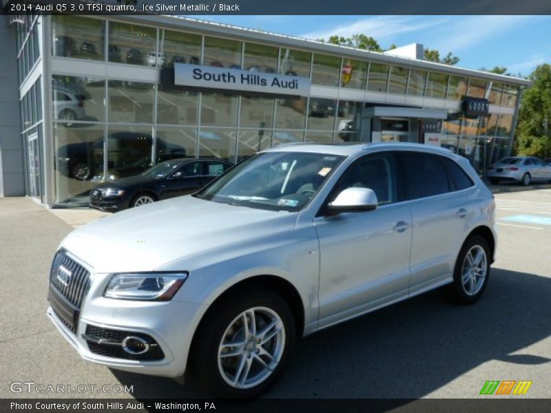 Ice Silver Metallic / Black 2014 Audi Q5 3.0 TFSI quattro
