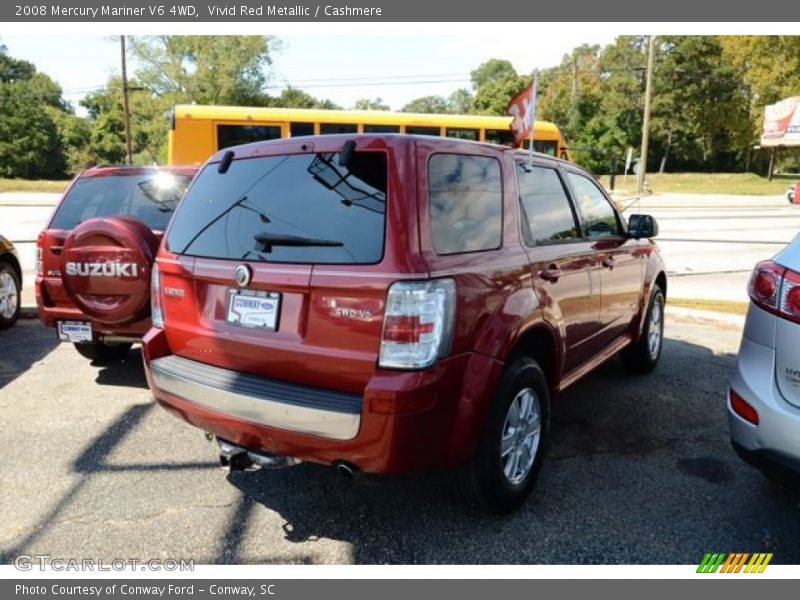 Vivid Red Metallic / Cashmere 2008 Mercury Mariner V6 4WD