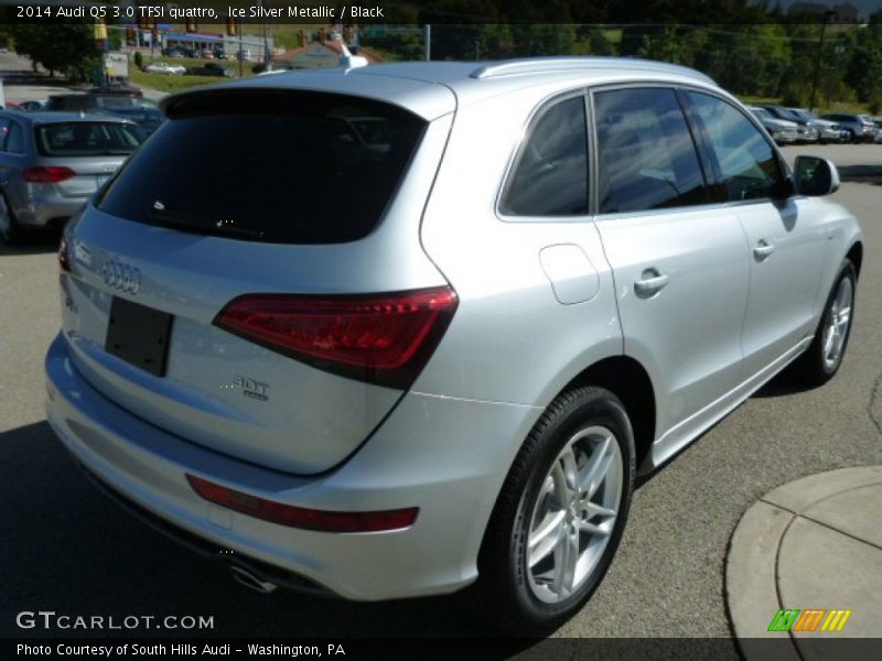 Ice Silver Metallic / Black 2014 Audi Q5 3.0 TFSI quattro