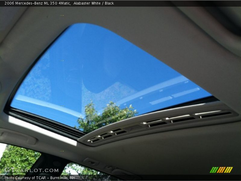 Alabaster White / Black 2006 Mercedes-Benz ML 350 4Matic