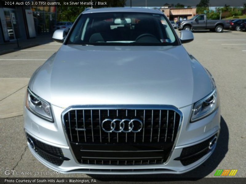 Ice Silver Metallic / Black 2014 Audi Q5 3.0 TFSI quattro