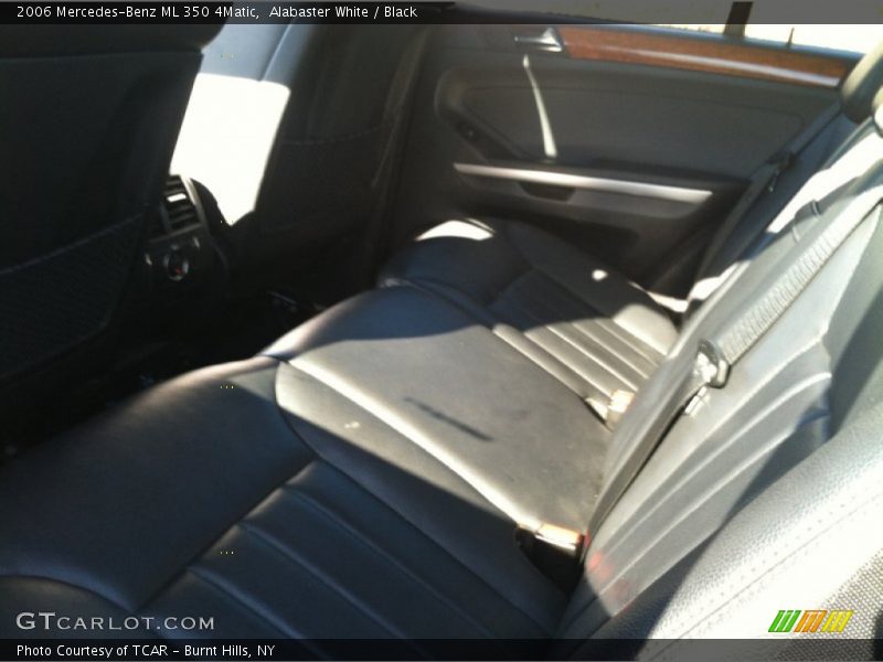 Alabaster White / Black 2006 Mercedes-Benz ML 350 4Matic