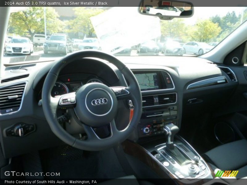 Ice Silver Metallic / Black 2014 Audi Q5 3.0 TFSI quattro