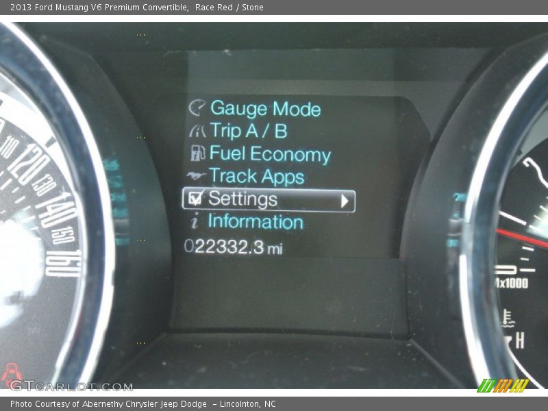 Race Red / Stone 2013 Ford Mustang V6 Premium Convertible