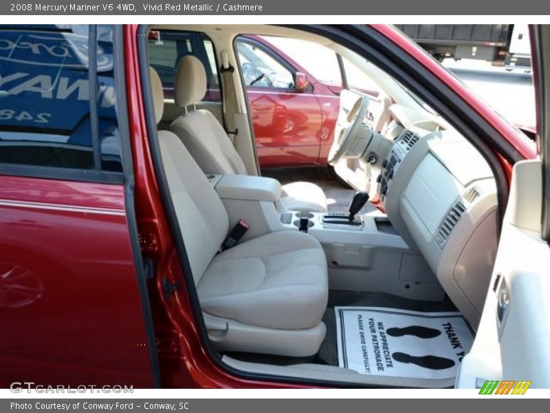 Vivid Red Metallic / Cashmere 2008 Mercury Mariner V6 4WD