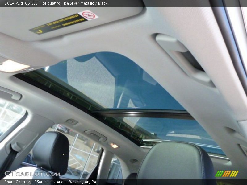 Ice Silver Metallic / Black 2014 Audi Q5 3.0 TFSI quattro