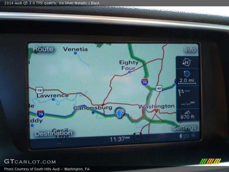 Ice Silver Metallic / Black 2014 Audi Q5 3.0 TFSI quattro