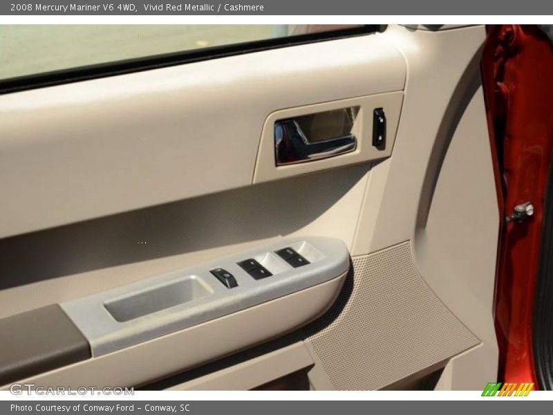Vivid Red Metallic / Cashmere 2008 Mercury Mariner V6 4WD