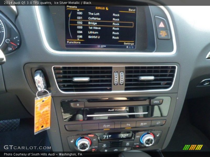 Ice Silver Metallic / Black 2014 Audi Q5 3.0 TFSI quattro