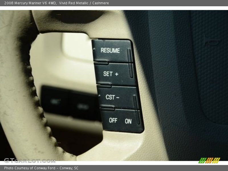 Vivid Red Metallic / Cashmere 2008 Mercury Mariner V6 4WD