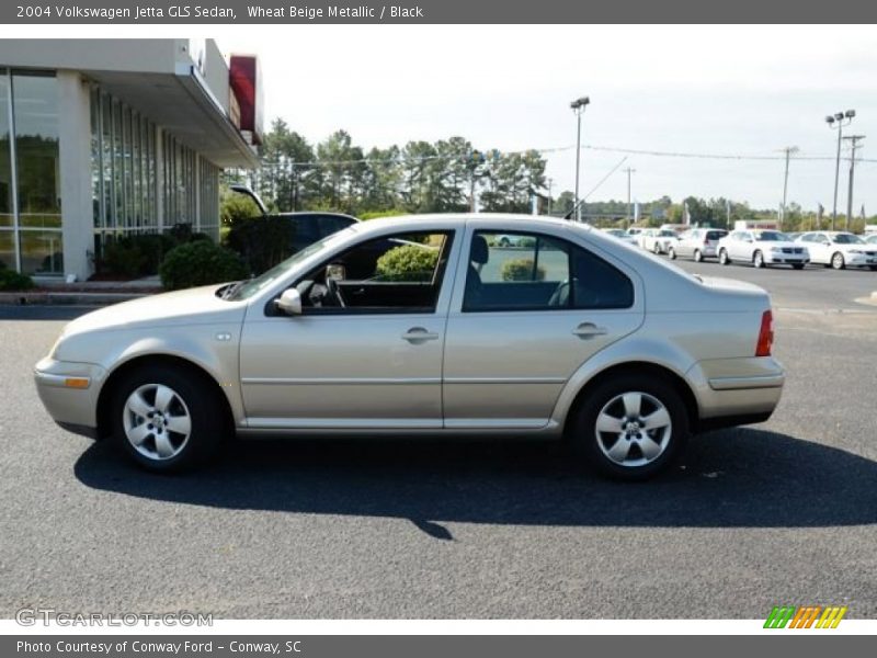 Wheat Beige Metallic / Black 2004 Volkswagen Jetta GLS Sedan