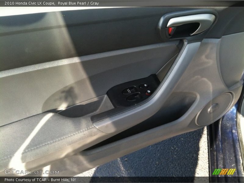 Royal Blue Pearl / Gray 2010 Honda Civic LX Coupe