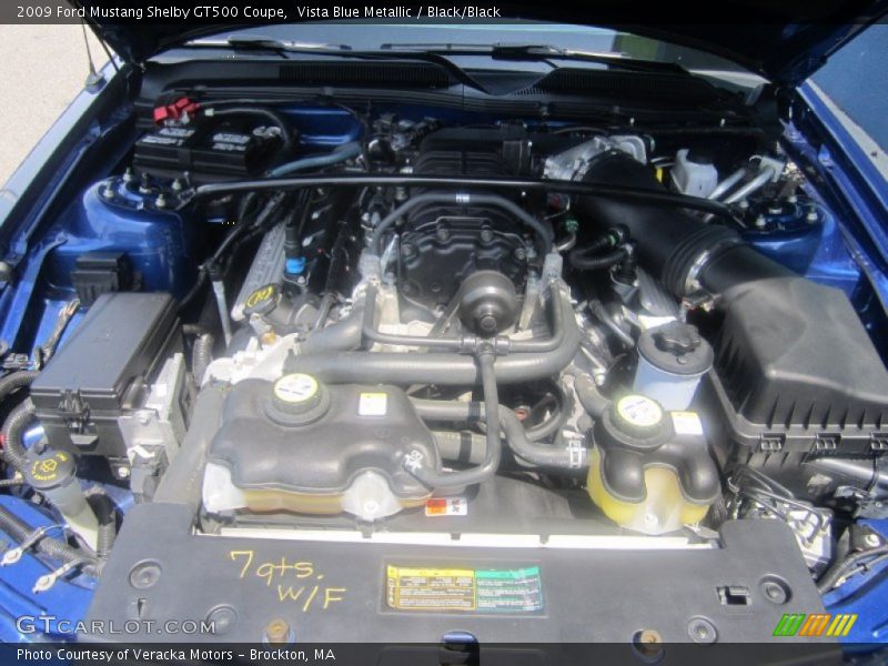 Vista Blue Metallic / Black/Black 2009 Ford Mustang Shelby GT500 Coupe