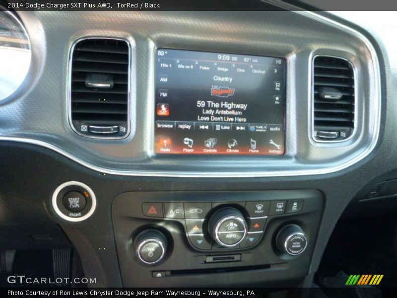 Controls of 2014 Charger SXT Plus AWD