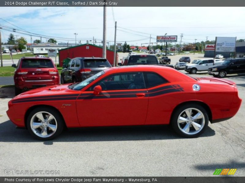 TorRed / Dark Slate Gray 2014 Dodge Challenger R/T Classic