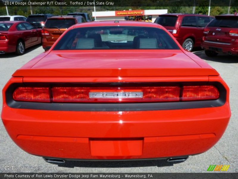 TorRed / Dark Slate Gray 2014 Dodge Challenger R/T Classic