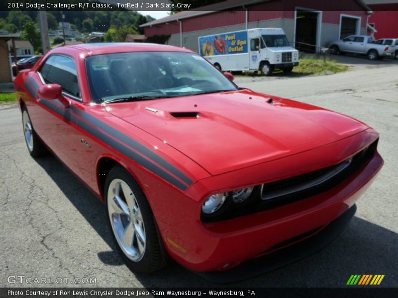 TorRed / Dark Slate Gray 2014 Dodge Challenger R/T Classic