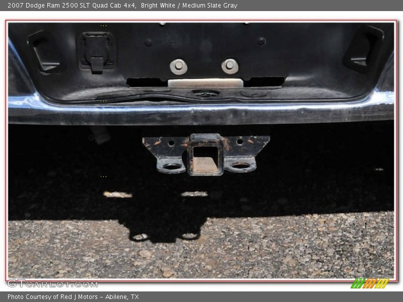 Bright White / Medium Slate Gray 2007 Dodge Ram 2500 SLT Quad Cab 4x4