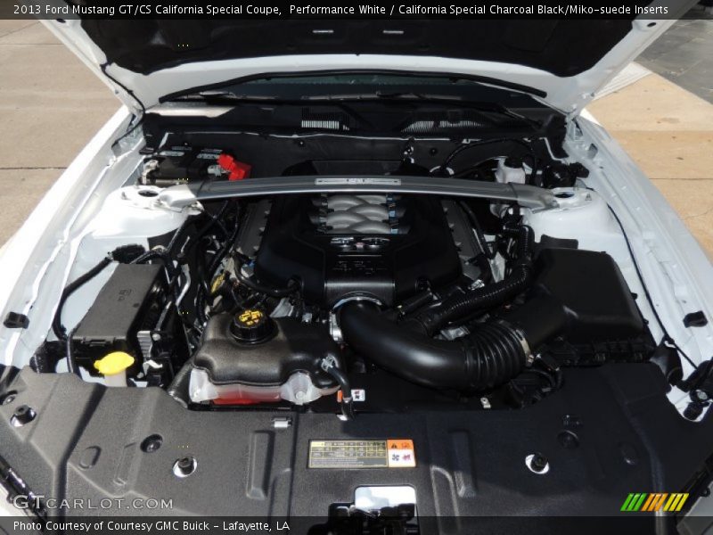 Performance White / California Special Charcoal Black/Miko-suede Inserts 2013 Ford Mustang GT/CS California Special Coupe