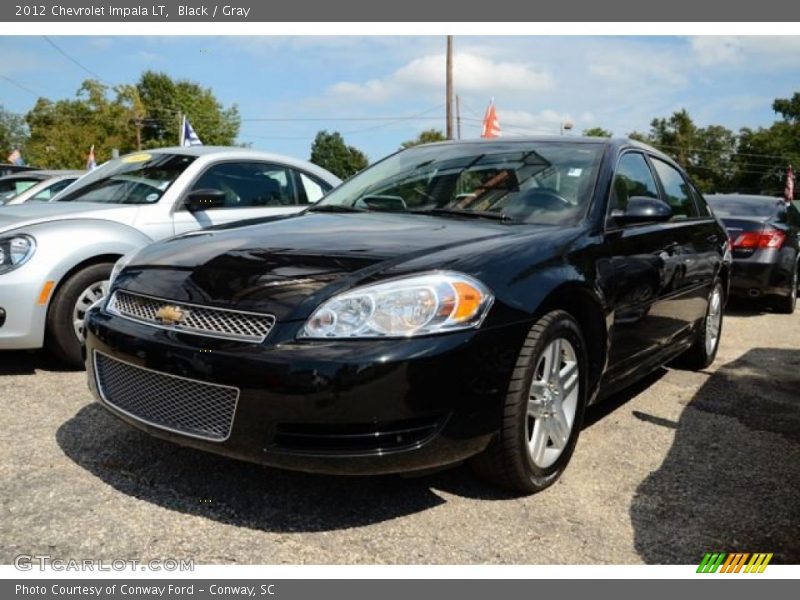 Black / Gray 2012 Chevrolet Impala LT