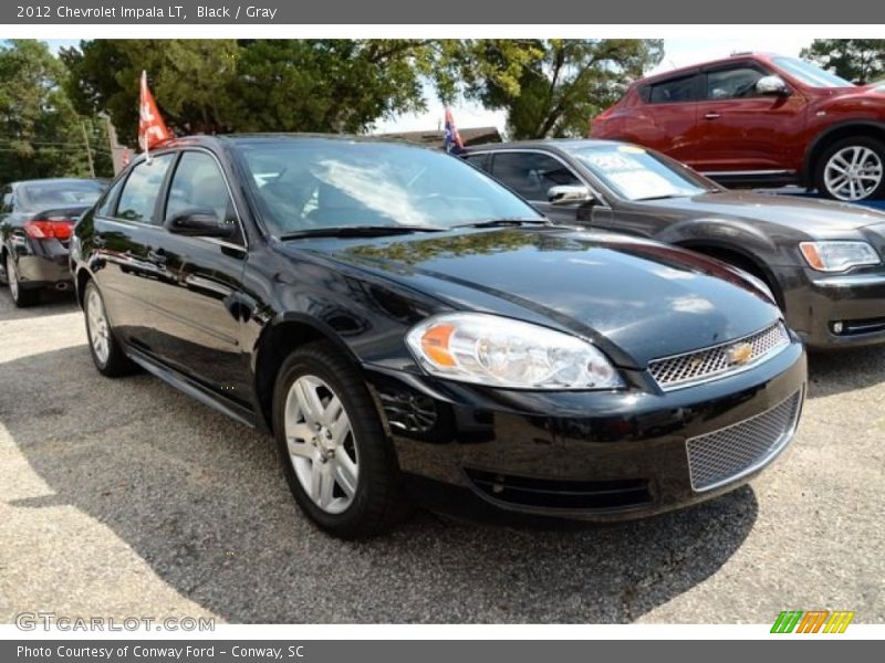 Black / Gray 2012 Chevrolet Impala LT