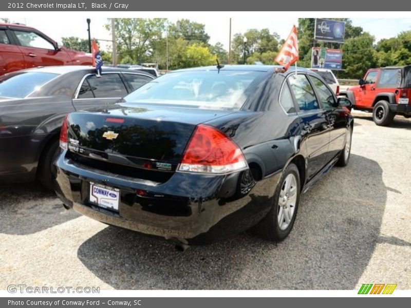 Black / Gray 2012 Chevrolet Impala LT