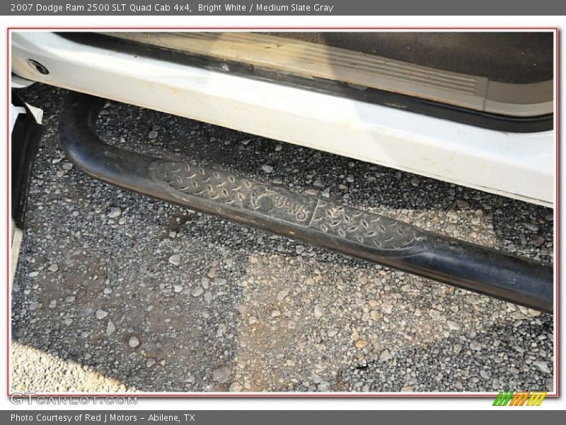 Bright White / Medium Slate Gray 2007 Dodge Ram 2500 SLT Quad Cab 4x4