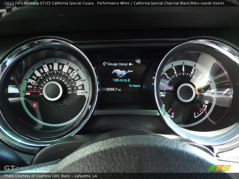 Performance White / California Special Charcoal Black/Miko-suede Inserts 2013 Ford Mustang GT/CS California Special Coupe