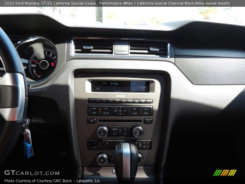 Performance White / California Special Charcoal Black/Miko-suede Inserts 2013 Ford Mustang GT/CS California Special Coupe