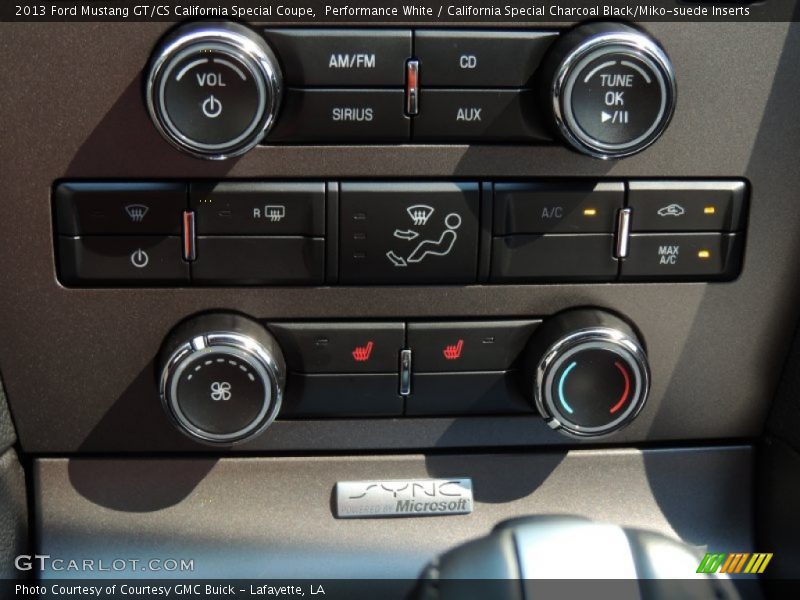 Performance White / California Special Charcoal Black/Miko-suede Inserts 2013 Ford Mustang GT/CS California Special Coupe