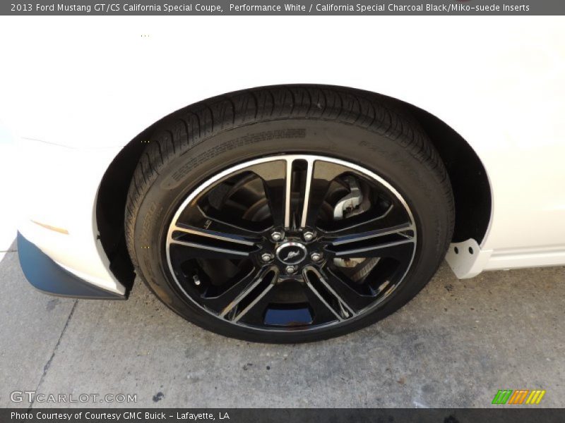 Performance White / California Special Charcoal Black/Miko-suede Inserts 2013 Ford Mustang GT/CS California Special Coupe