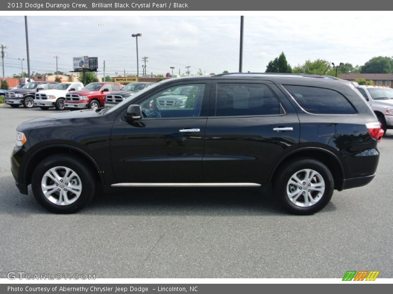 Brilliant Black Crystal Pearl / Black 2013 Dodge Durango Crew