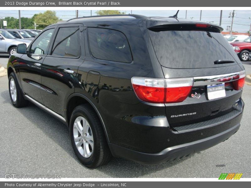 Brilliant Black Crystal Pearl / Black 2013 Dodge Durango Crew