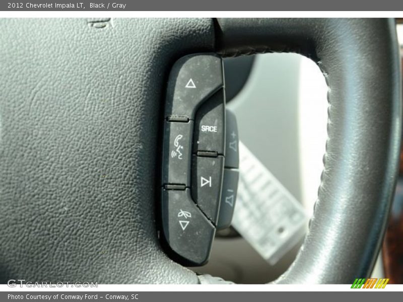 Black / Gray 2012 Chevrolet Impala LT