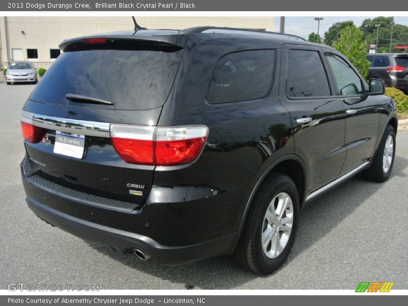 Brilliant Black Crystal Pearl / Black 2013 Dodge Durango Crew