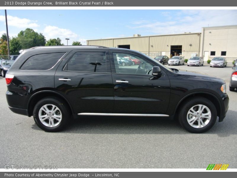 Brilliant Black Crystal Pearl / Black 2013 Dodge Durango Crew