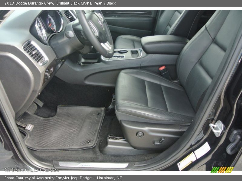 Brilliant Black Crystal Pearl / Black 2013 Dodge Durango Crew