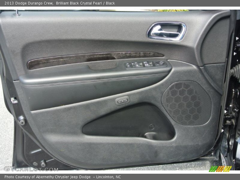 Brilliant Black Crystal Pearl / Black 2013 Dodge Durango Crew