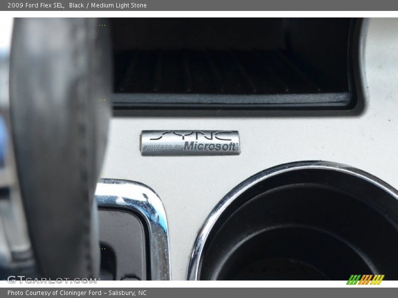 Black / Medium Light Stone 2009 Ford Flex SEL
