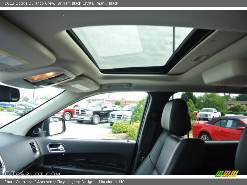 Brilliant Black Crystal Pearl / Black 2013 Dodge Durango Crew