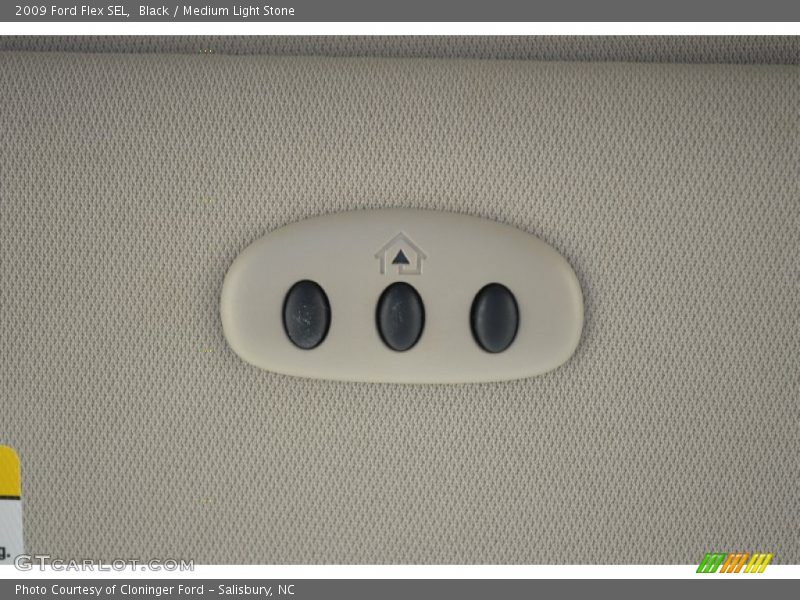 Black / Medium Light Stone 2009 Ford Flex SEL