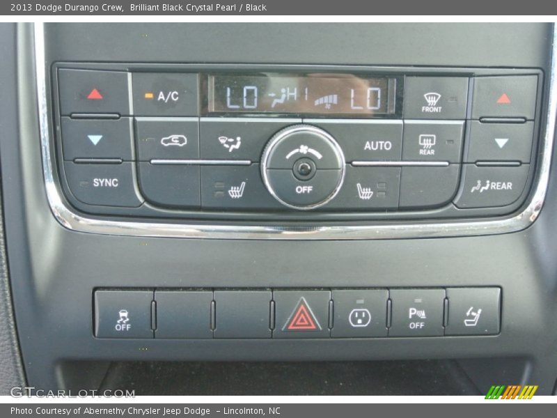 Brilliant Black Crystal Pearl / Black 2013 Dodge Durango Crew