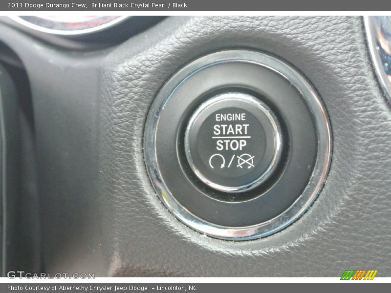 Brilliant Black Crystal Pearl / Black 2013 Dodge Durango Crew