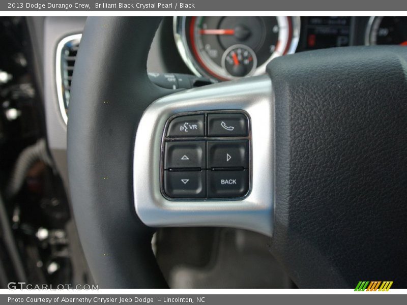 Brilliant Black Crystal Pearl / Black 2013 Dodge Durango Crew