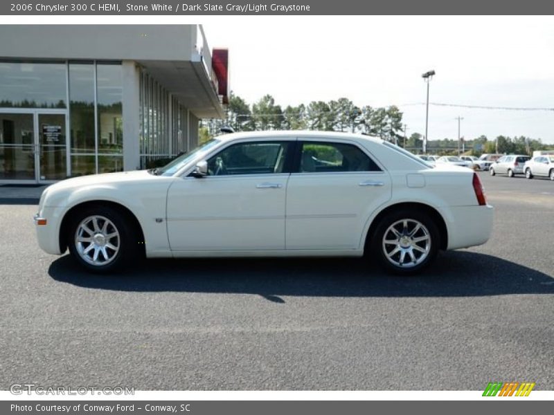 Stone White / Dark Slate Gray/Light Graystone 2006 Chrysler 300 C HEMI